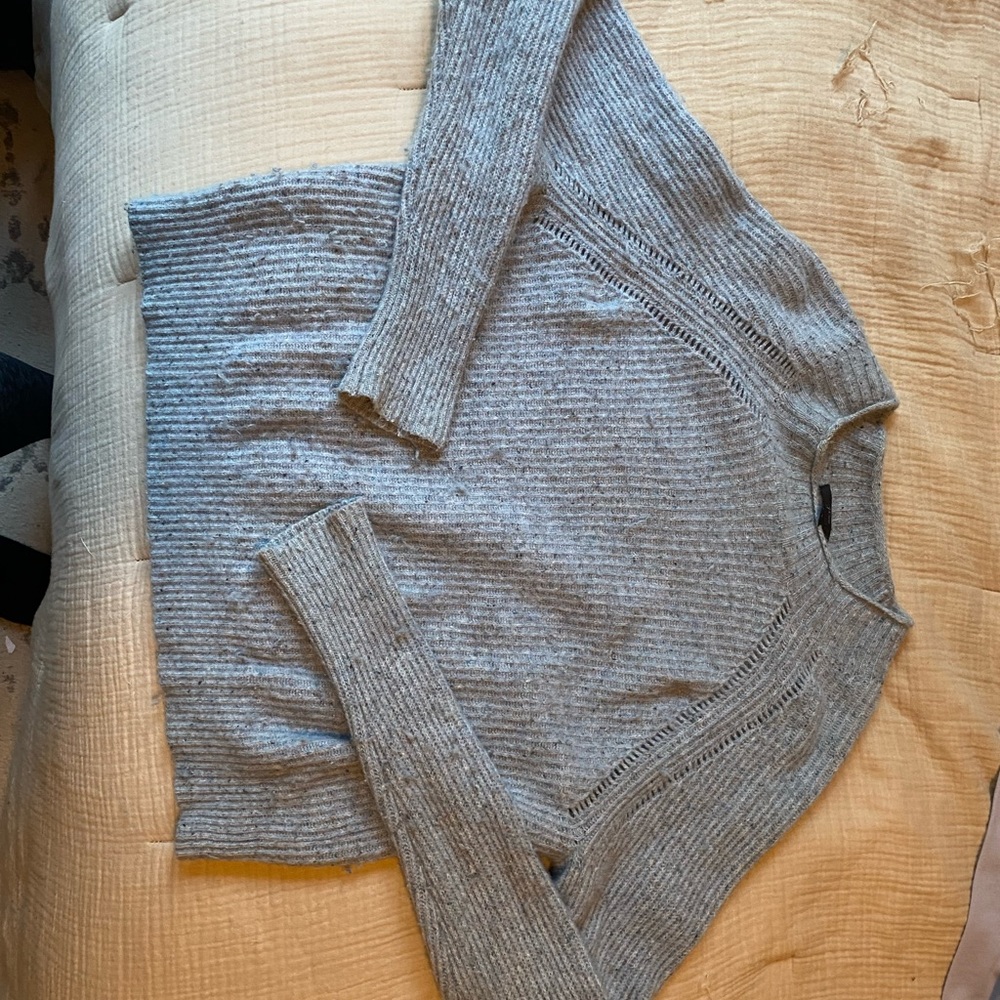 J.Crew Wool Blend Ribbed Roll Neck Sweater J6420 - Picture 2 of 4